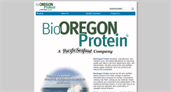 Desktop Screenshot of biooregonprotein.com